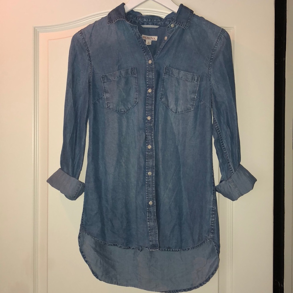 Soft Merona Denim Top